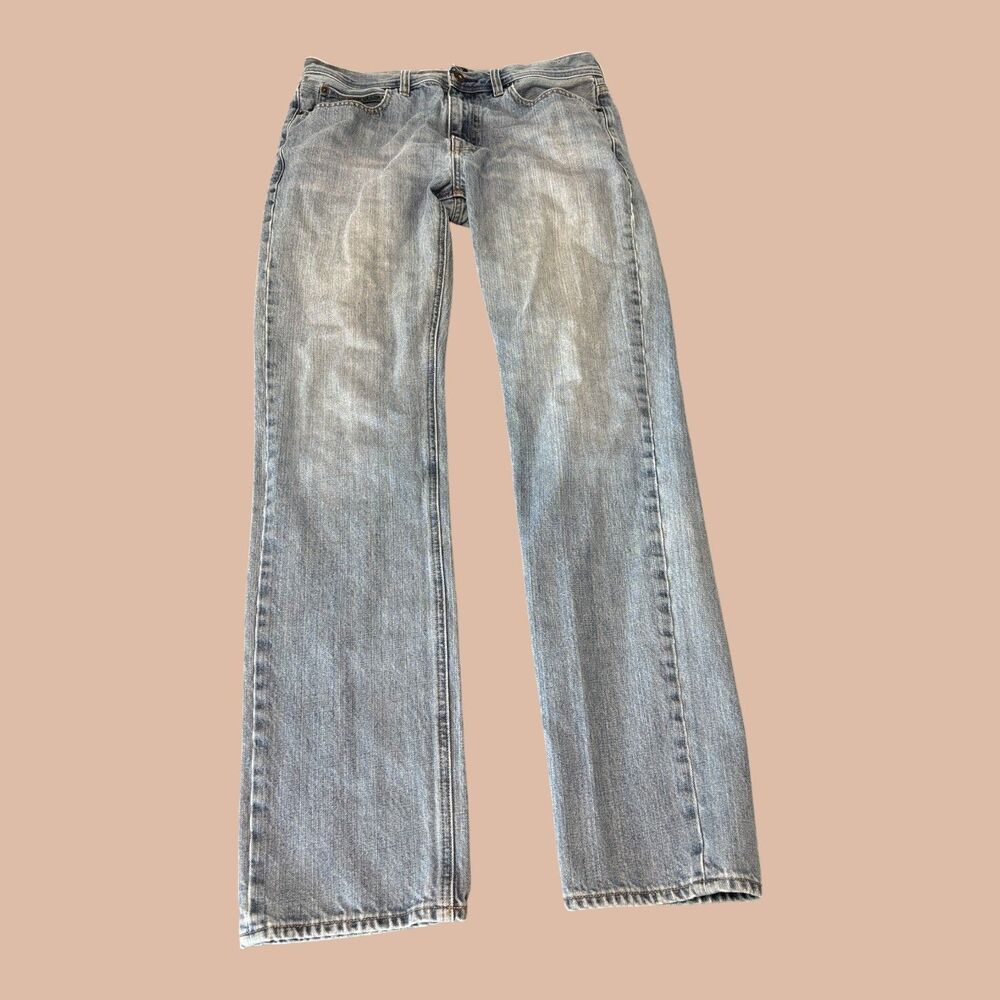 J. Crew Jeans Mens Size 32x34 Light Wash Blue Denim The Sutton